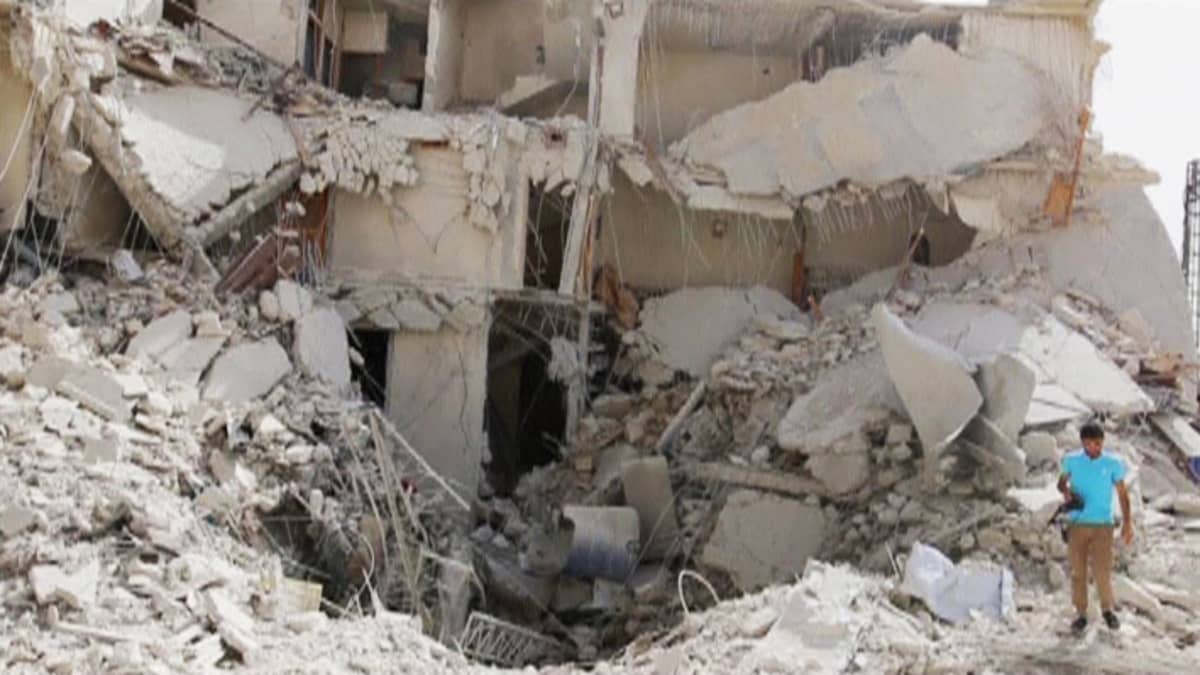 Tuhoja Aleppossa 25. syyskuuta.
