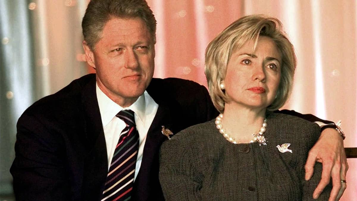 Bill ja Hillary Clinton vuonna 1999.