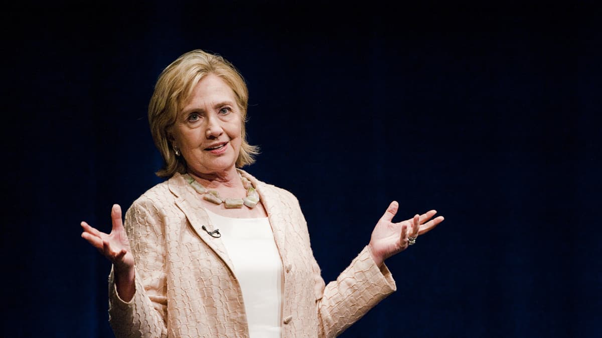 Hillary Clinton puhumassa Austinissa, Texasissa, vuonna 2014.