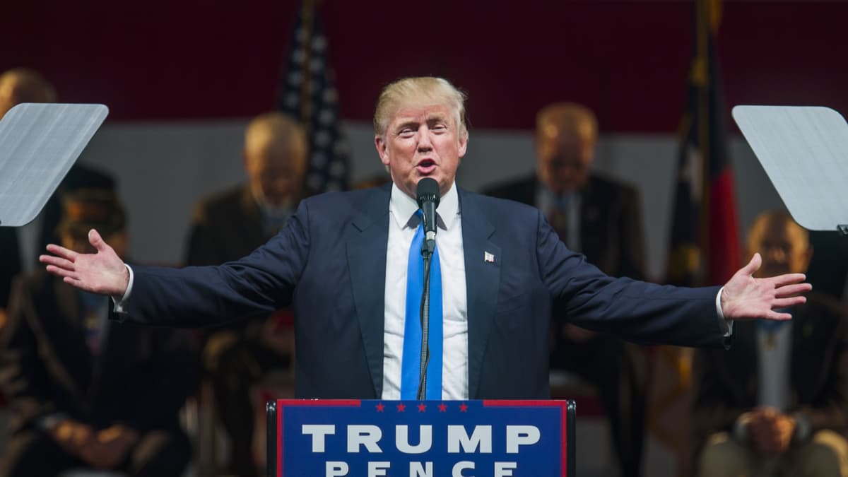 Donald Trump kampanjoimassa Pohjois-Carolinassa 3. marraskuuta 2016.