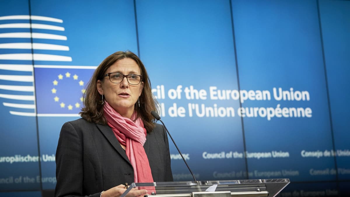 Kauppakomissaari Cecilia Malmström.