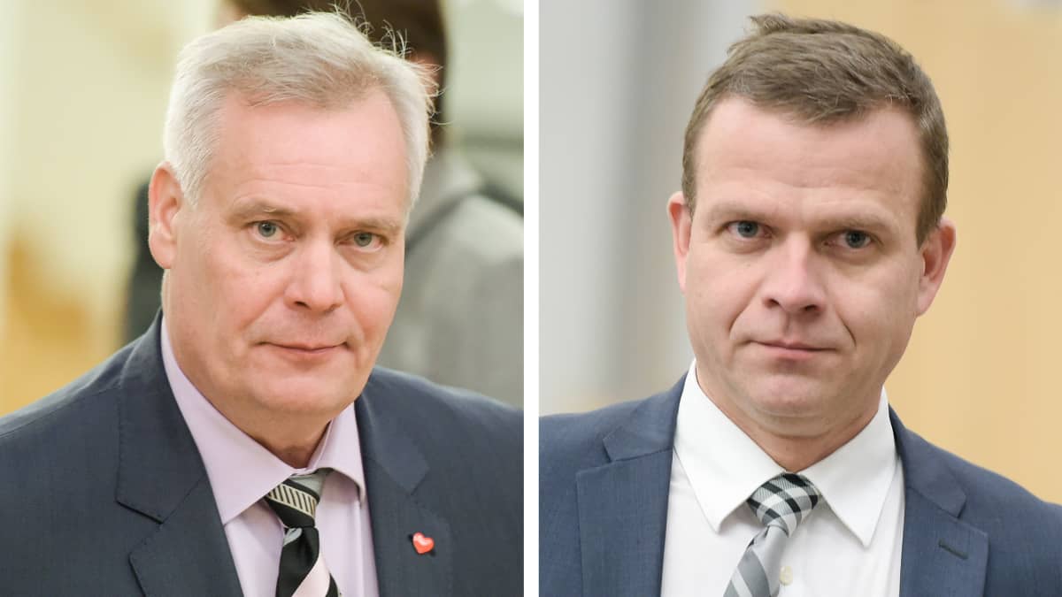 Antti Rinne ja Petteri Orpo.