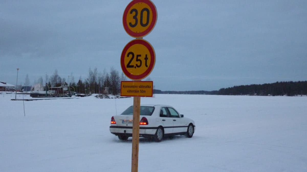 Vaajasalon jäätie on avattu | Yle Uutiset