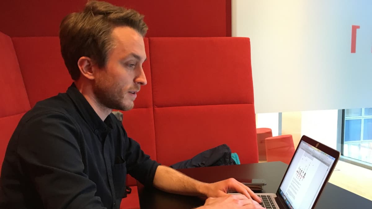 Väitöskirjatutkija Timo Verlaat Utrechtin yliopistosta.
