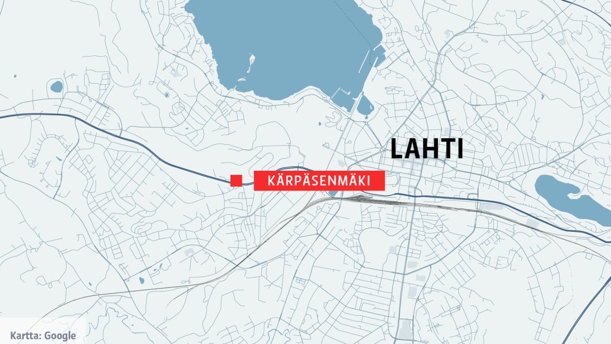 Kartta Lahti Kärpäsenmäk