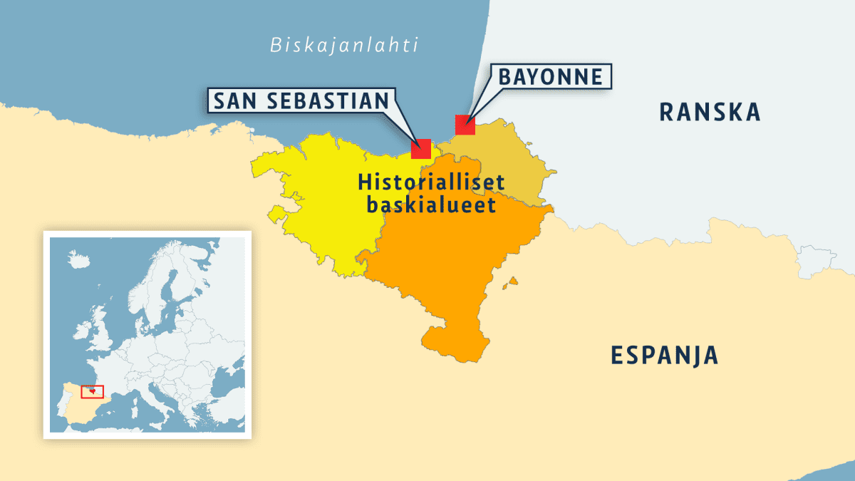 16 vuotta viranomaisia pakoillut baskijohtaja otettiin kiinni Ranskassa |  Yle Uutiset