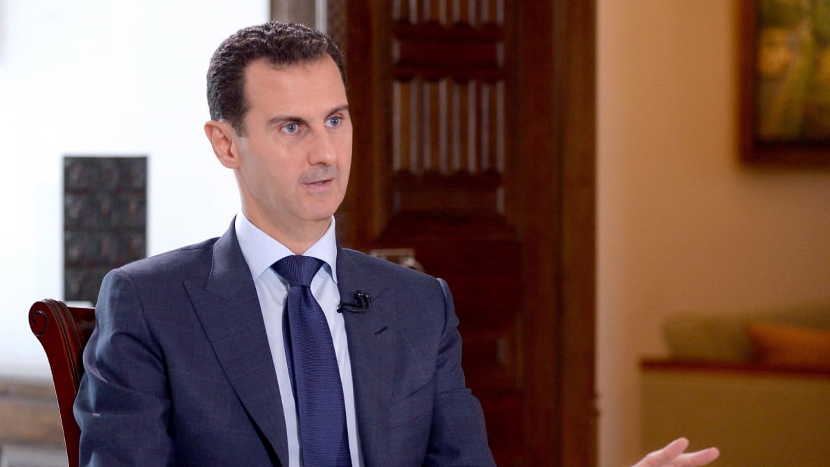 Syyrian presidentti Bashar al-Assad.