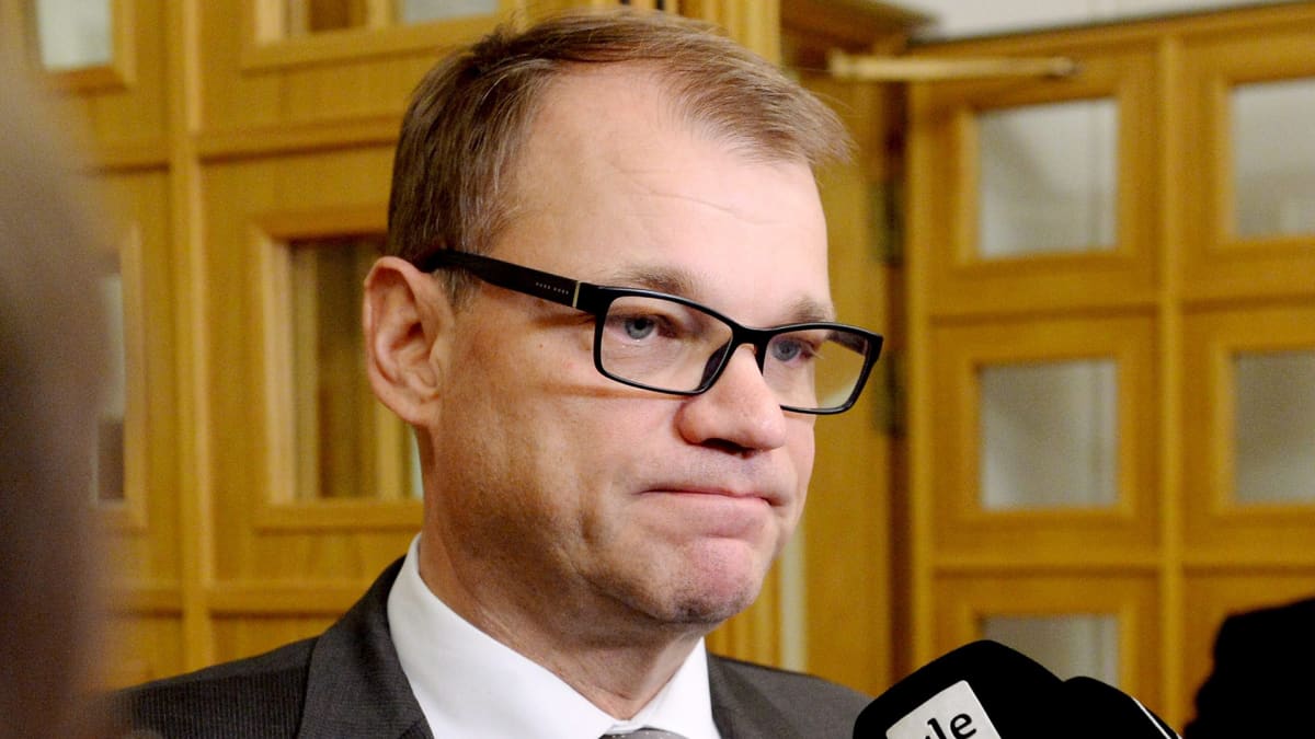 Pääministeri Juha Sipilä 