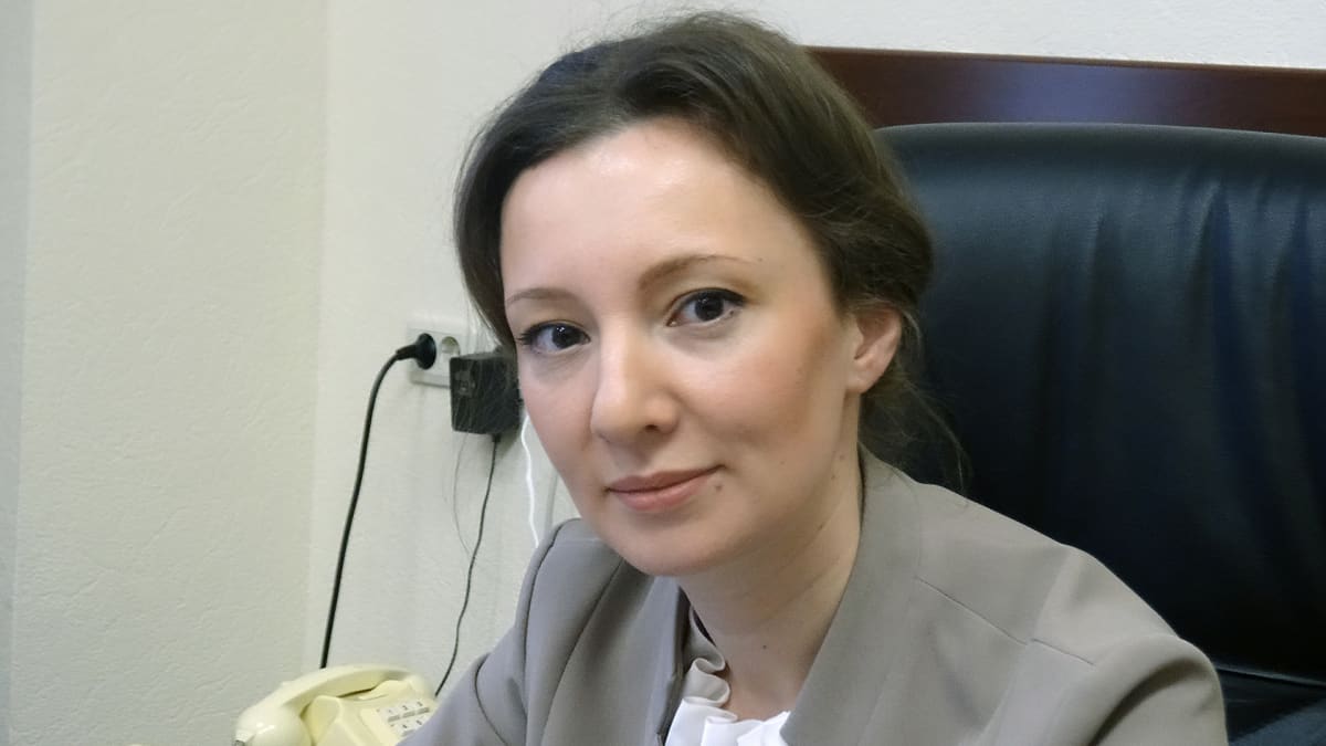Venäjän lapsiasiavaltuutettu Anna Kuznetsova.