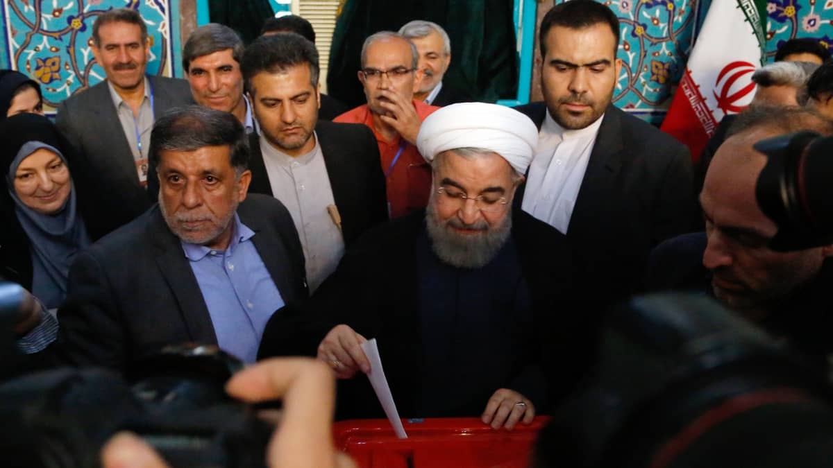 Iranin presidentti Hassan Ruhani 