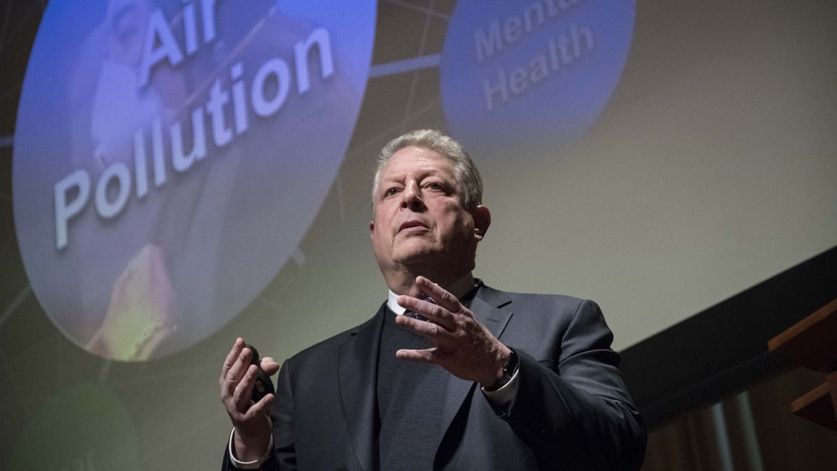 Yhdysvaltojen entinen varapresidentti ja nykyinen ympäristöaktivisti Al Gore
