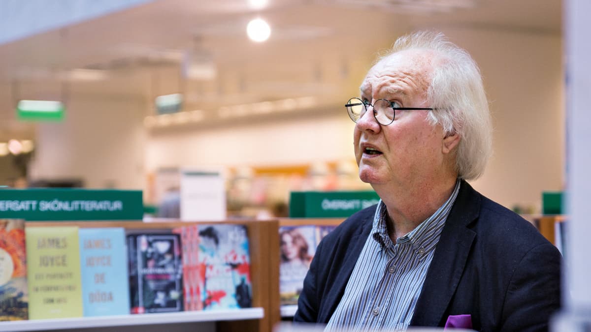 Akateemisen kirjakaupan entinen johtaja Stig-Björn Nyberg 
