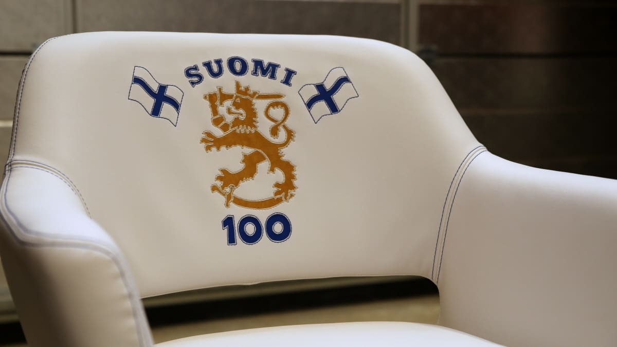 Marja Nukala verhoomo Alahärmä Kilta-tuoli Suomi 100