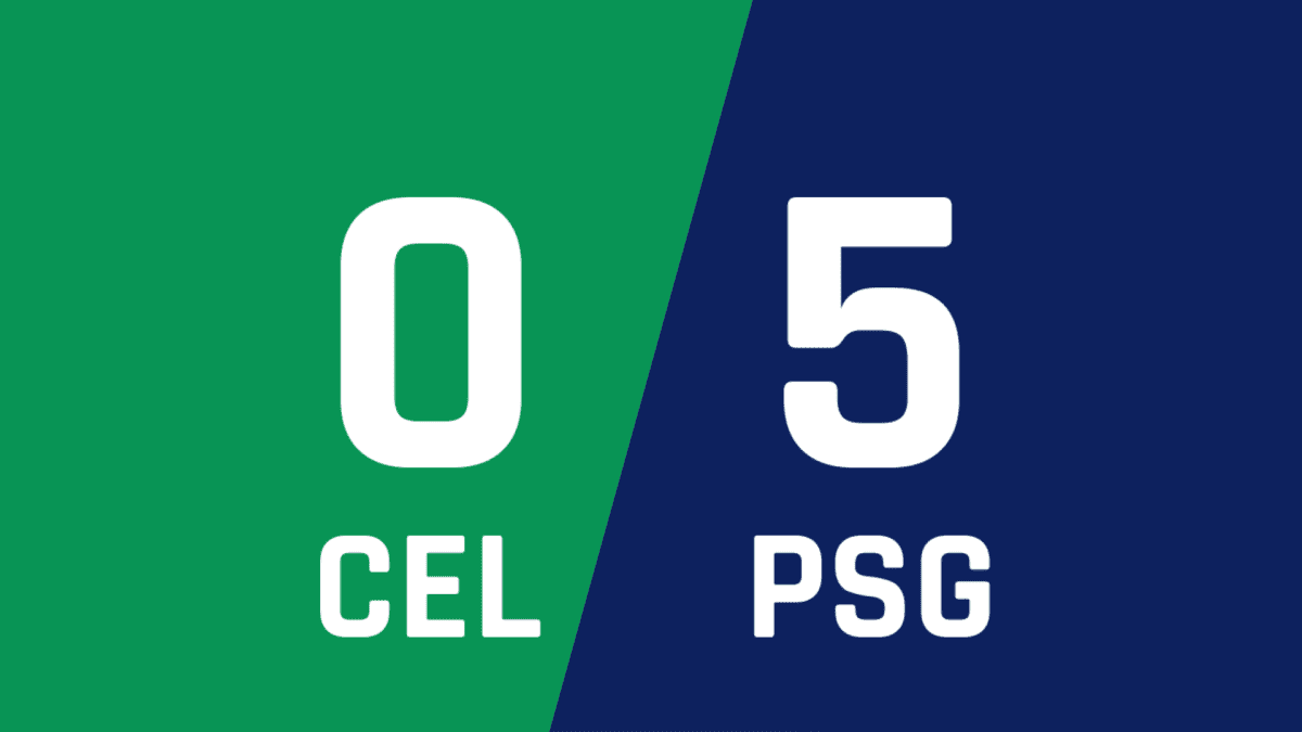 Tilastoraportti: Celtic - Paris SG 0-5 | Yle Urheilu