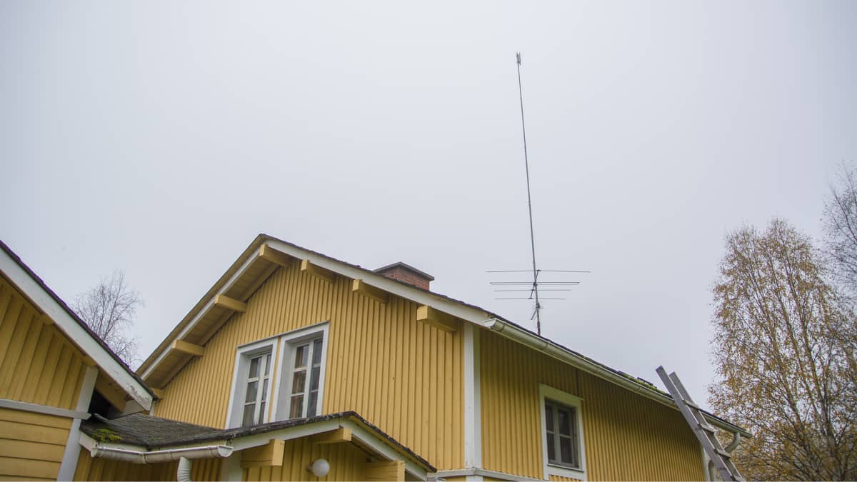 Philip Donnerin katolla oleva WiMax-antenni
