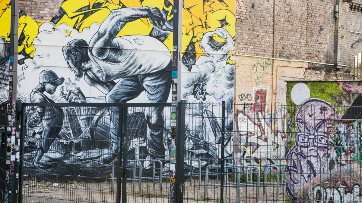 Graffiti Berliinistä
