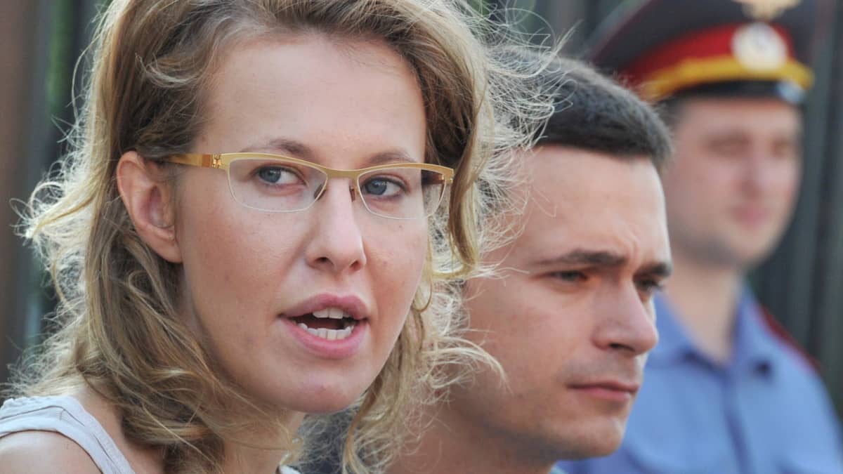 Ksenia Sobchak ja Ilja Jashin.