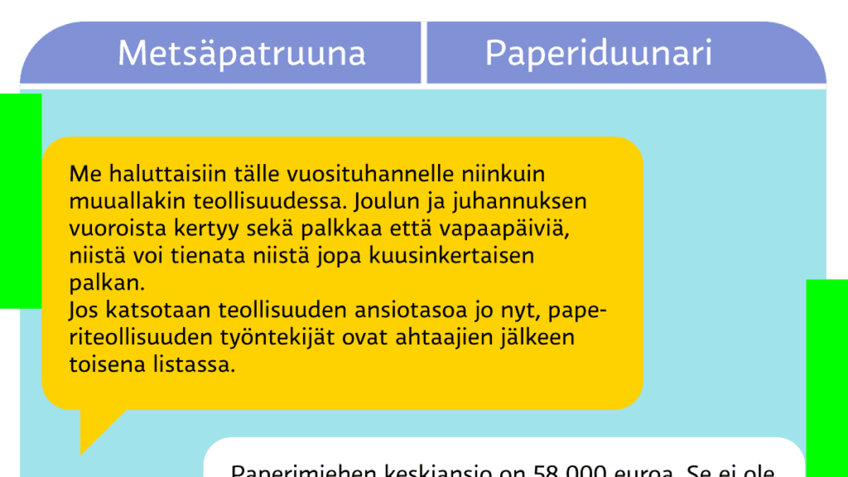 Niin Metsä vastaa kuin Paperiliitto sinne huutaa – vai toisin päin? | Yle  Uutiset