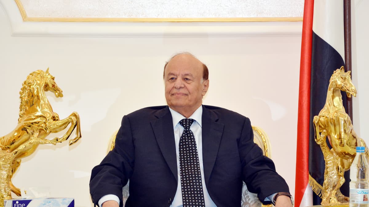 Jemenin presidentti Abdo Rabbo Mansour Hadi 