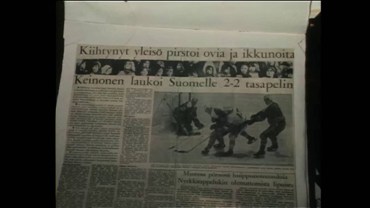 Matti Keinonen muistelee vuoden 1965 Ruotsi-tasapeliä