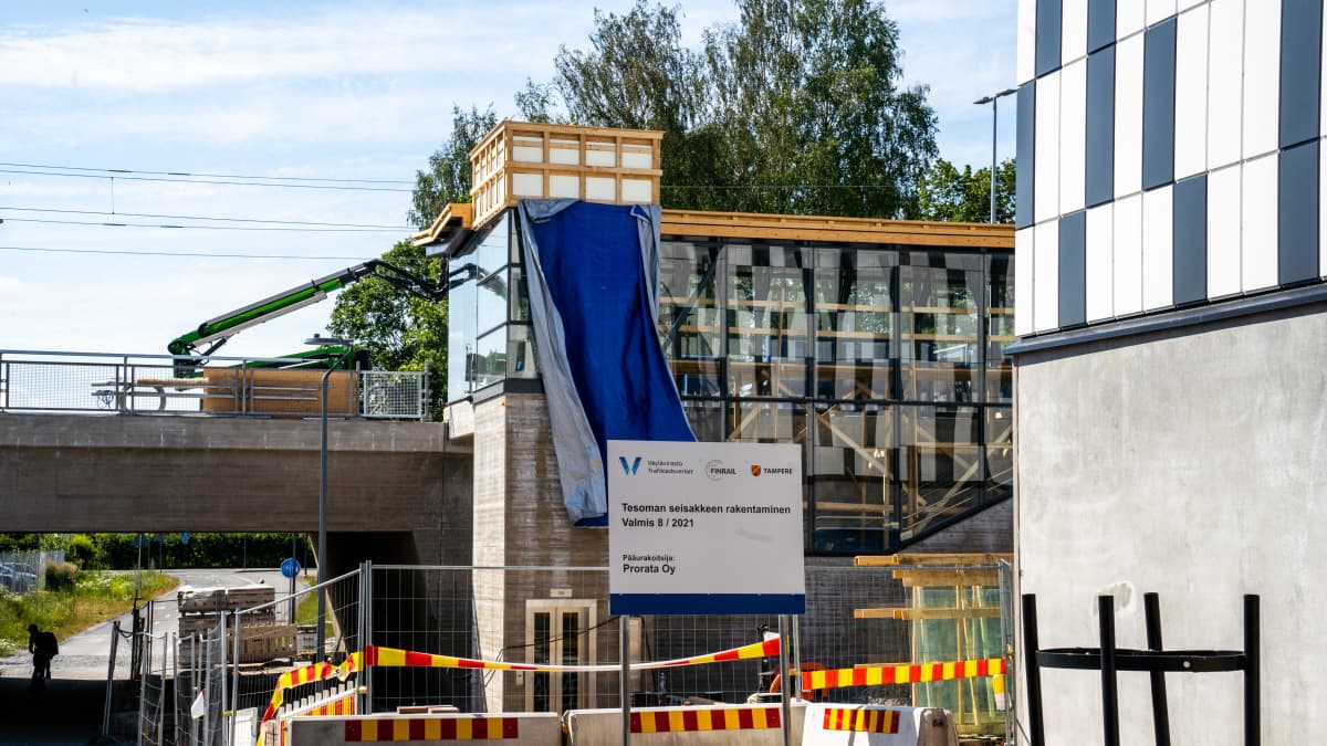 160-metrisille junille rakennettiin 250 metriä laituria – Tampereen Tesoman  seisake maksoi yhteensä neljä miljoonaa euroa