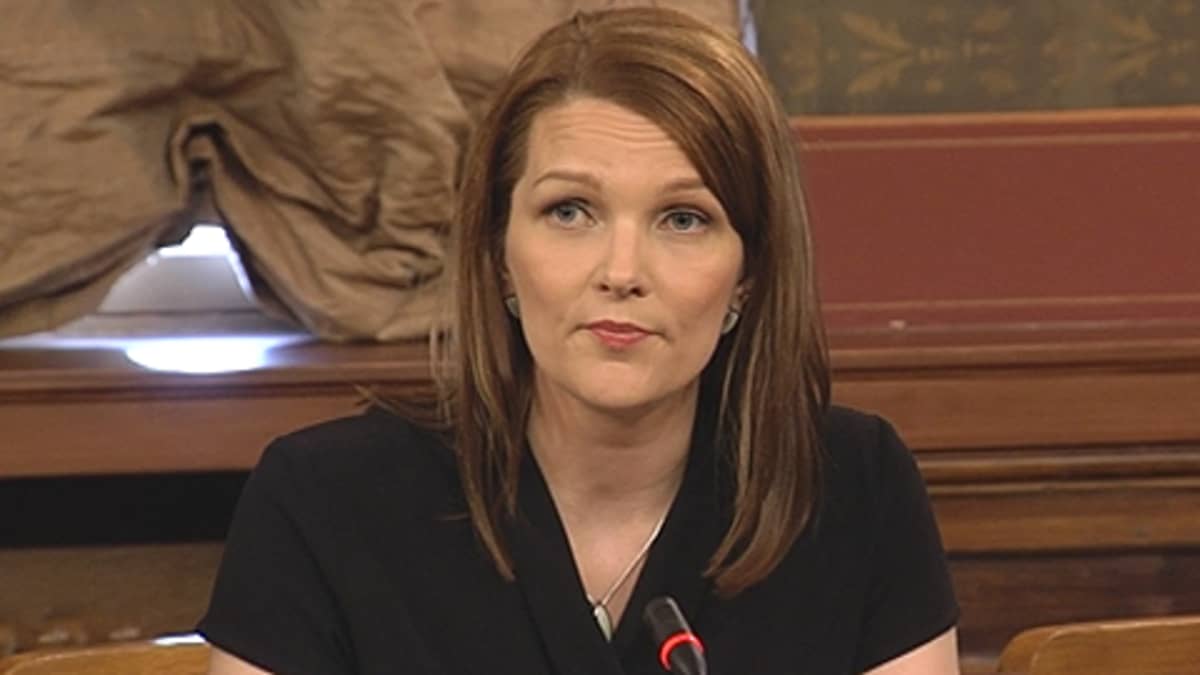 Pääministeri Mari Kiviniemi.