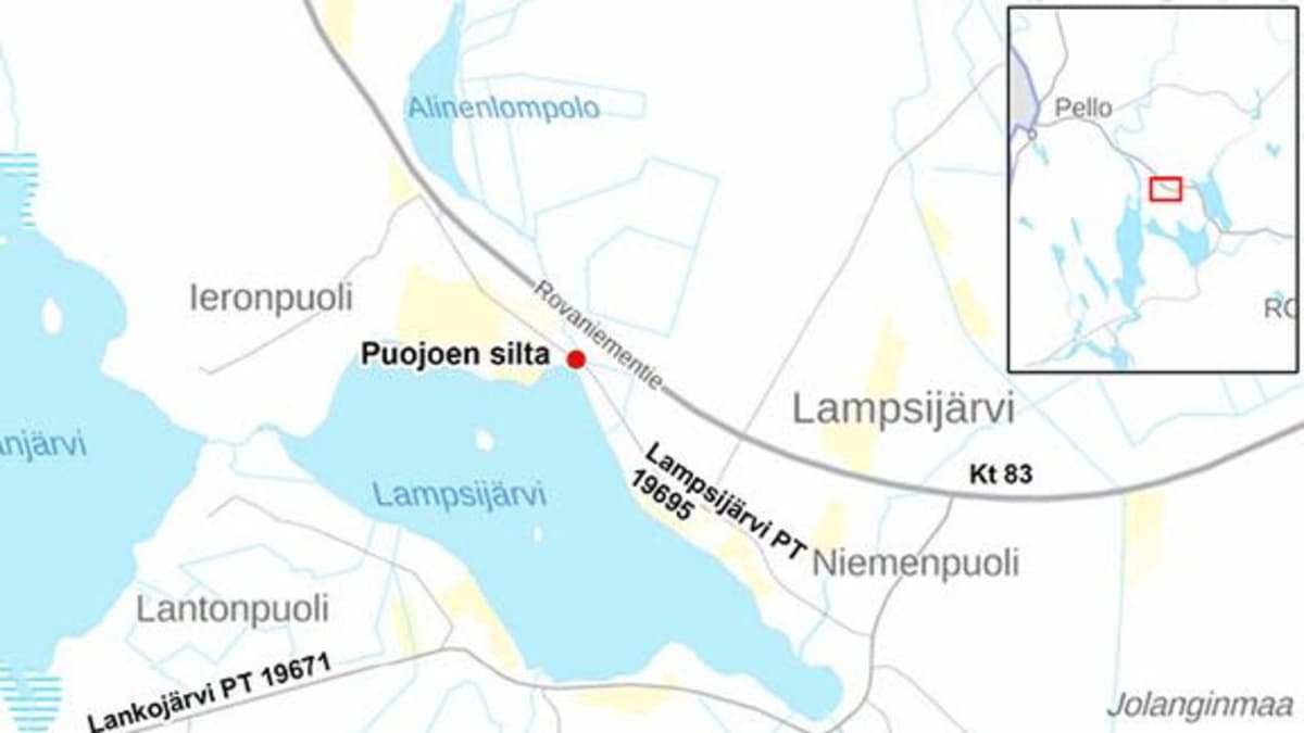 Puojoen putkisillan uusiminen alkaa Pellossa | Yle Uutiset