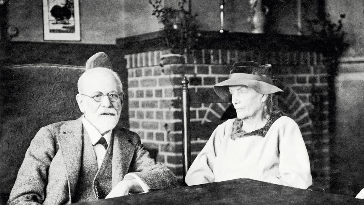 Sigmund Freud ja Lou Andreas-Salomé 1920-luvulla.