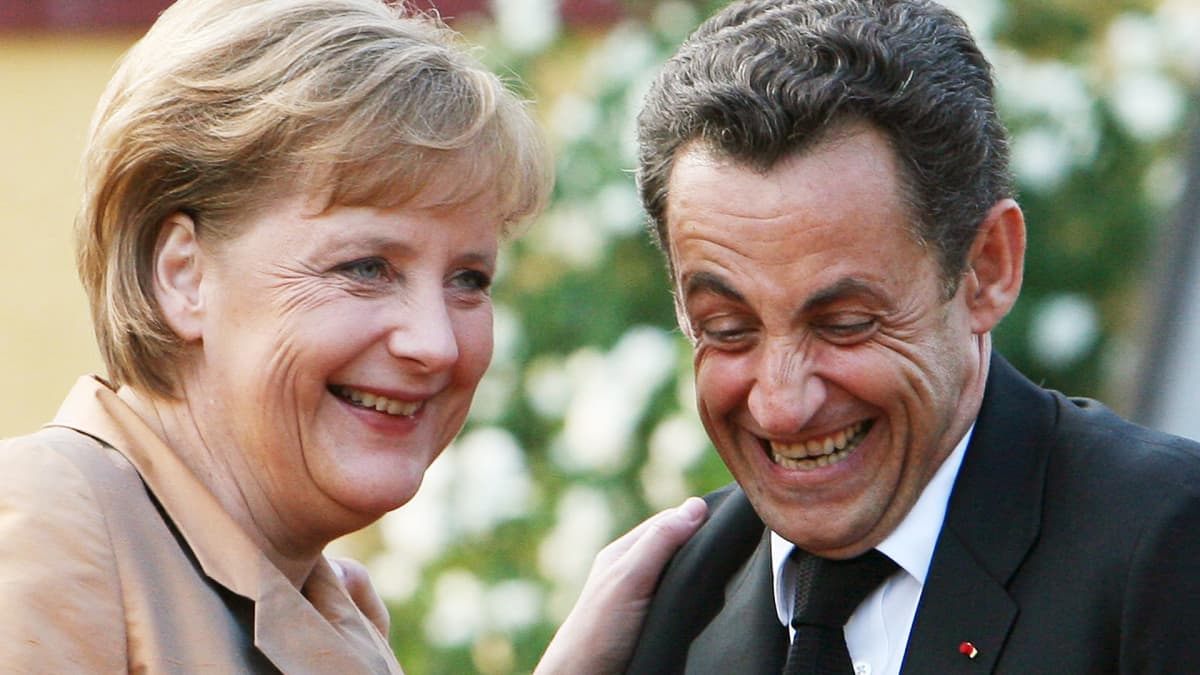 Angela Merkel ja Nicholas Sarkozy vuonna 2007