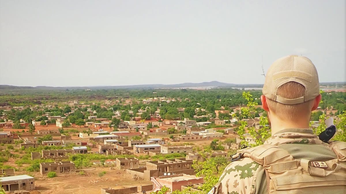 Suomalainen sotilas EUTM-koulutusoperaatiossa Malissa