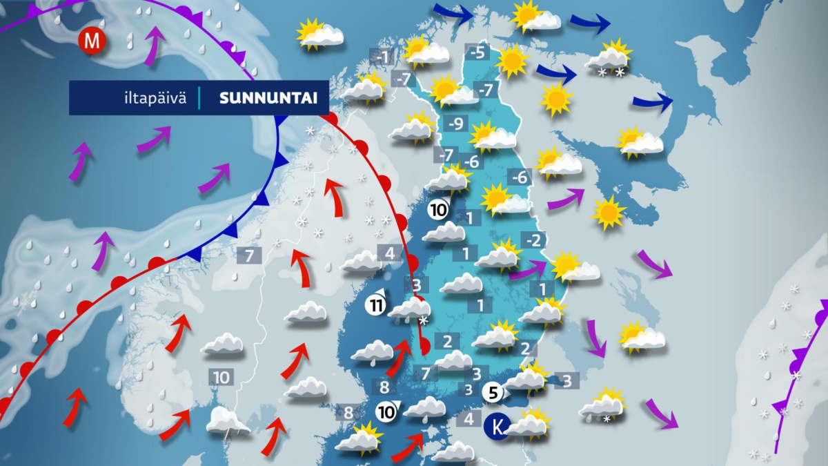 Suomen sääkartta