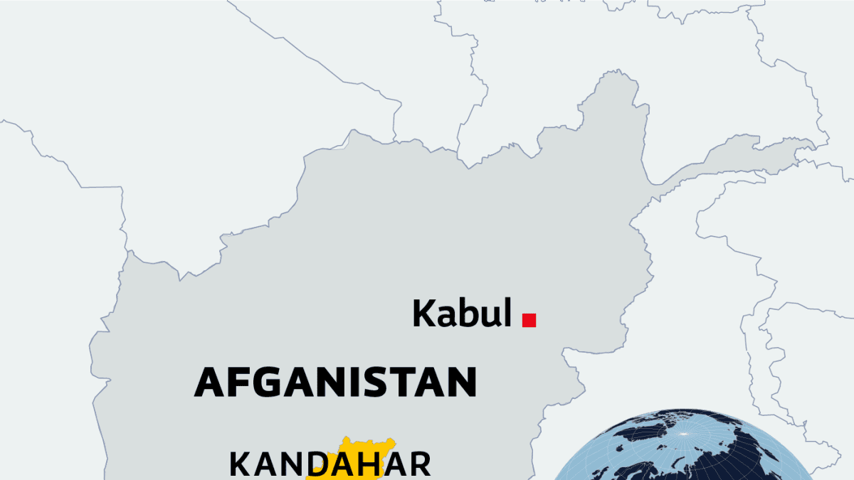 Kartalla Panjwayn kaupunki Afganistanissa.