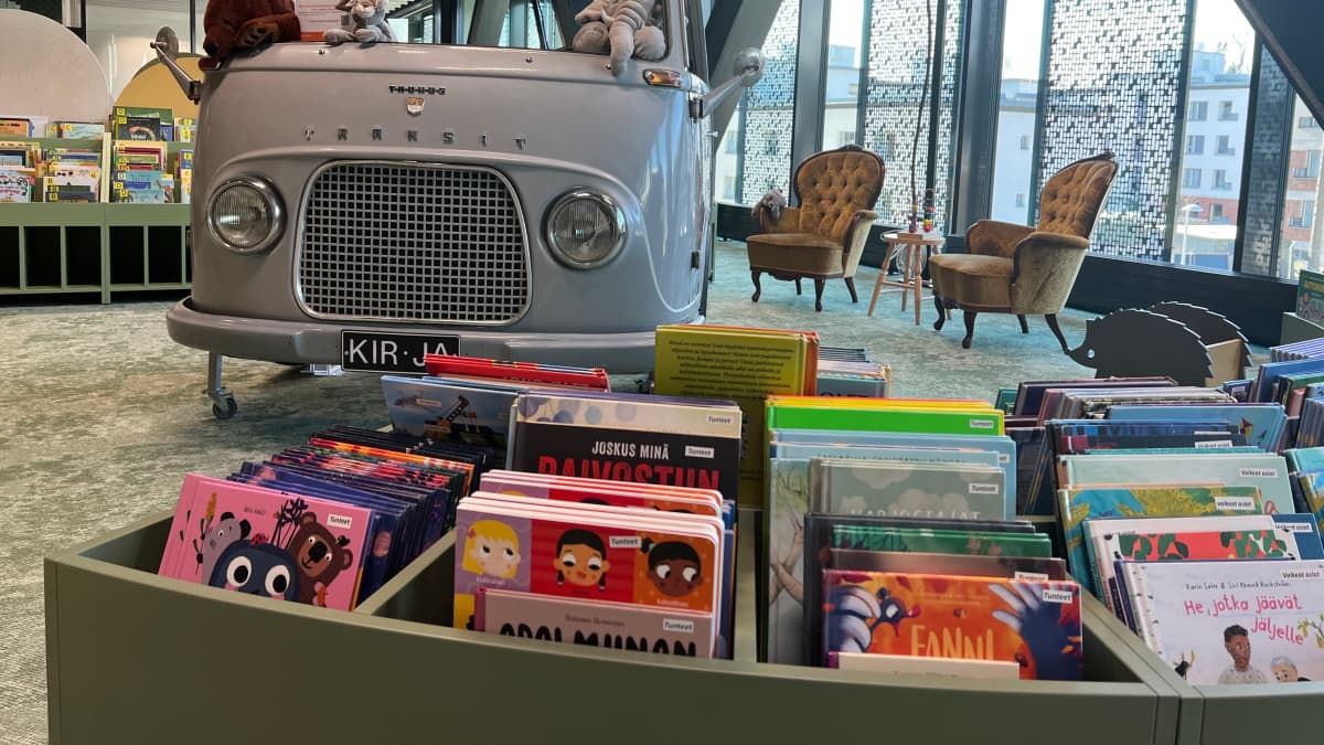 Kirjasto on suunnattu erityisesti lapsiperheille. 