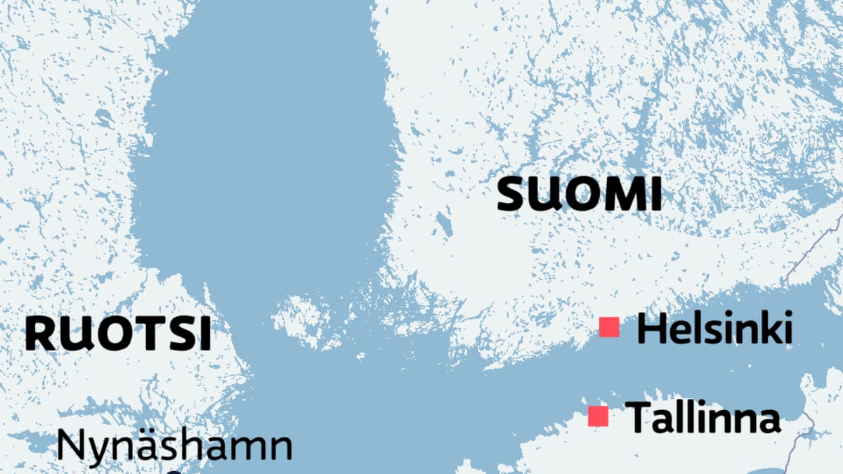 Kartta Gotska sandön sijainnista Itämerellä.