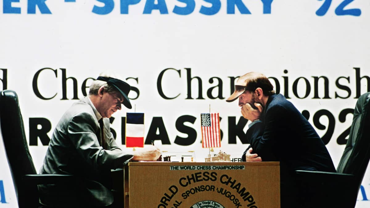 Fischerin ja Spasskyn uusintaottelu 1992