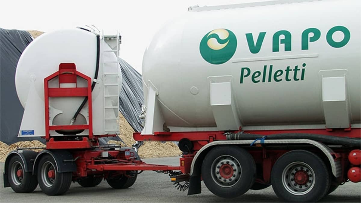 Bild av Vapos pelletlångtradare