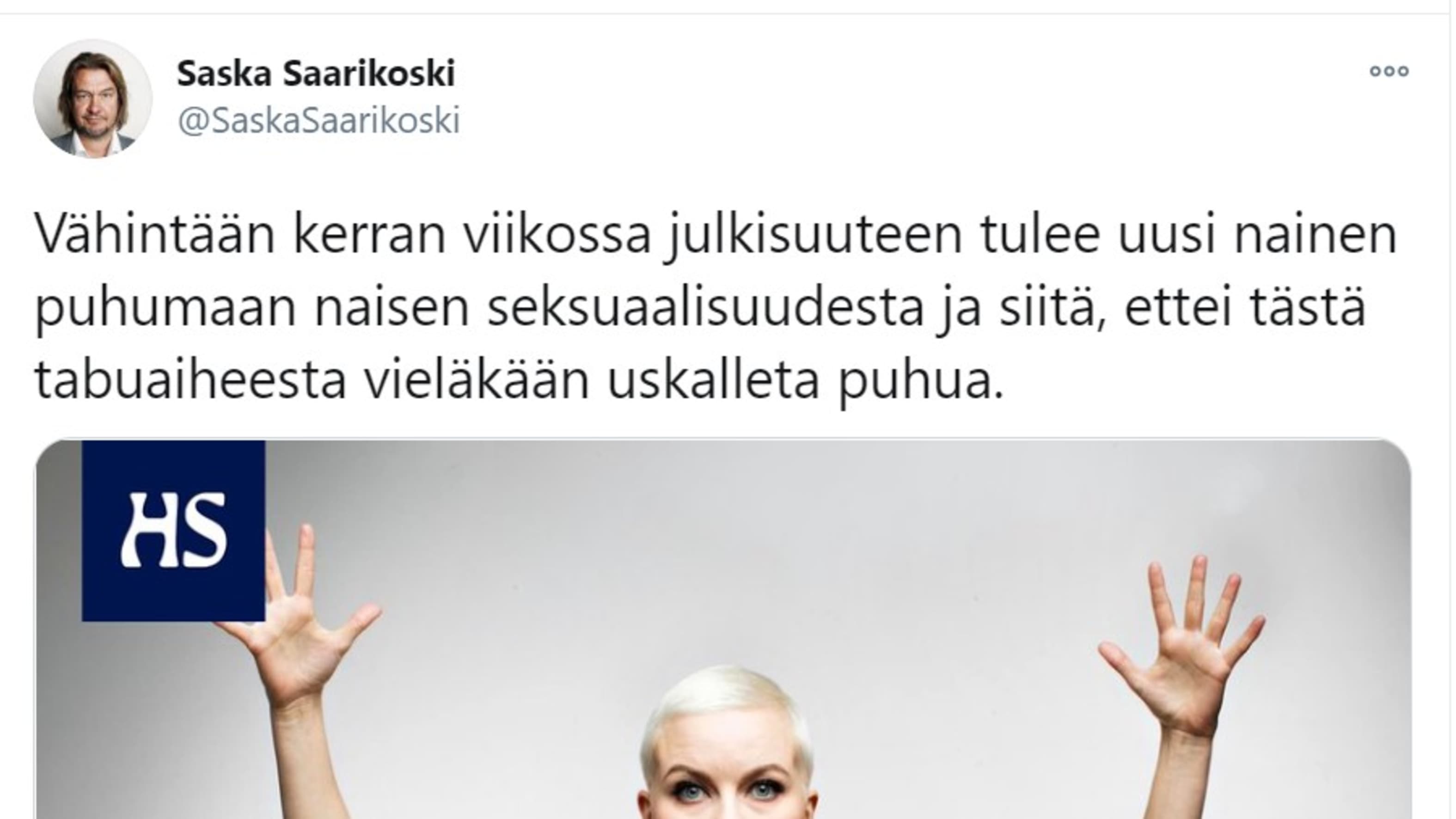 Naisen seksuaalisuus ei ole mikään tabu”