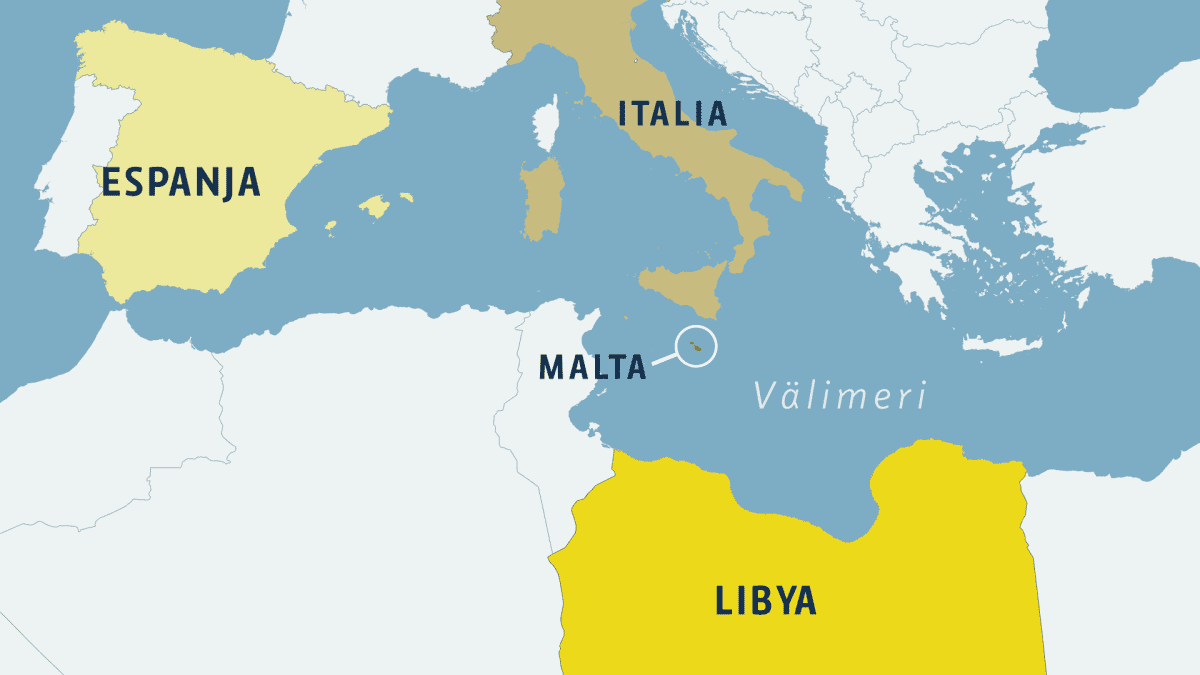 Välimeren unohdettu ongelma  - karttagrafiikka