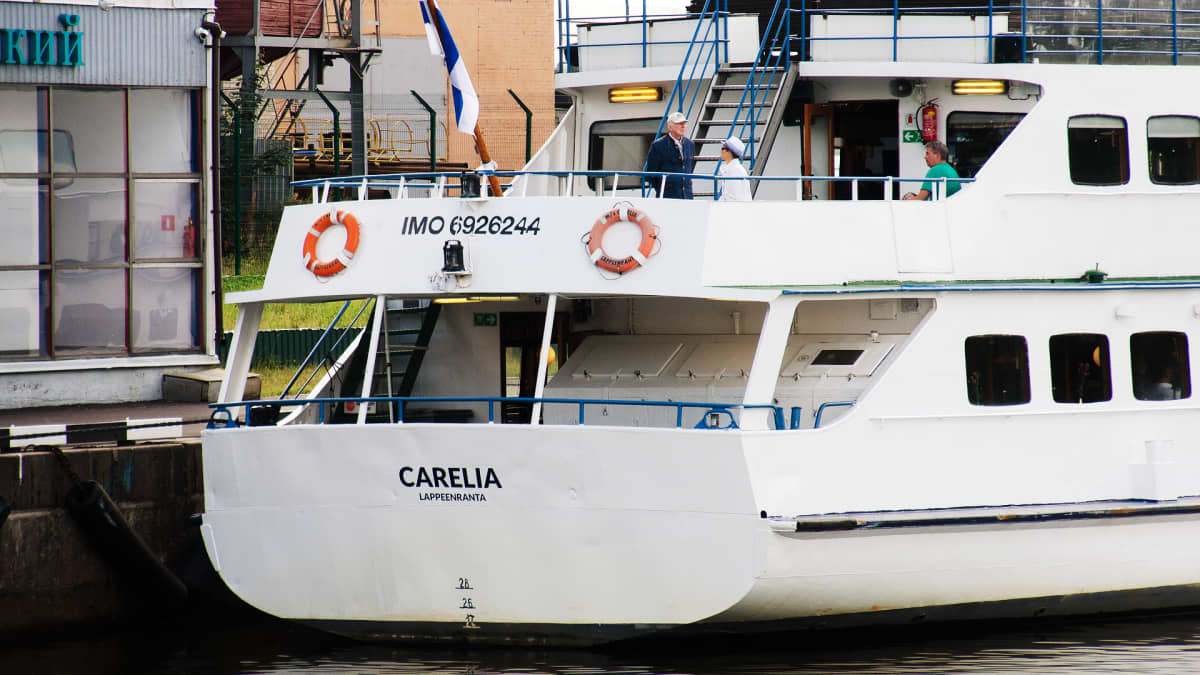 M/S Carelia Viipurin satamassa.