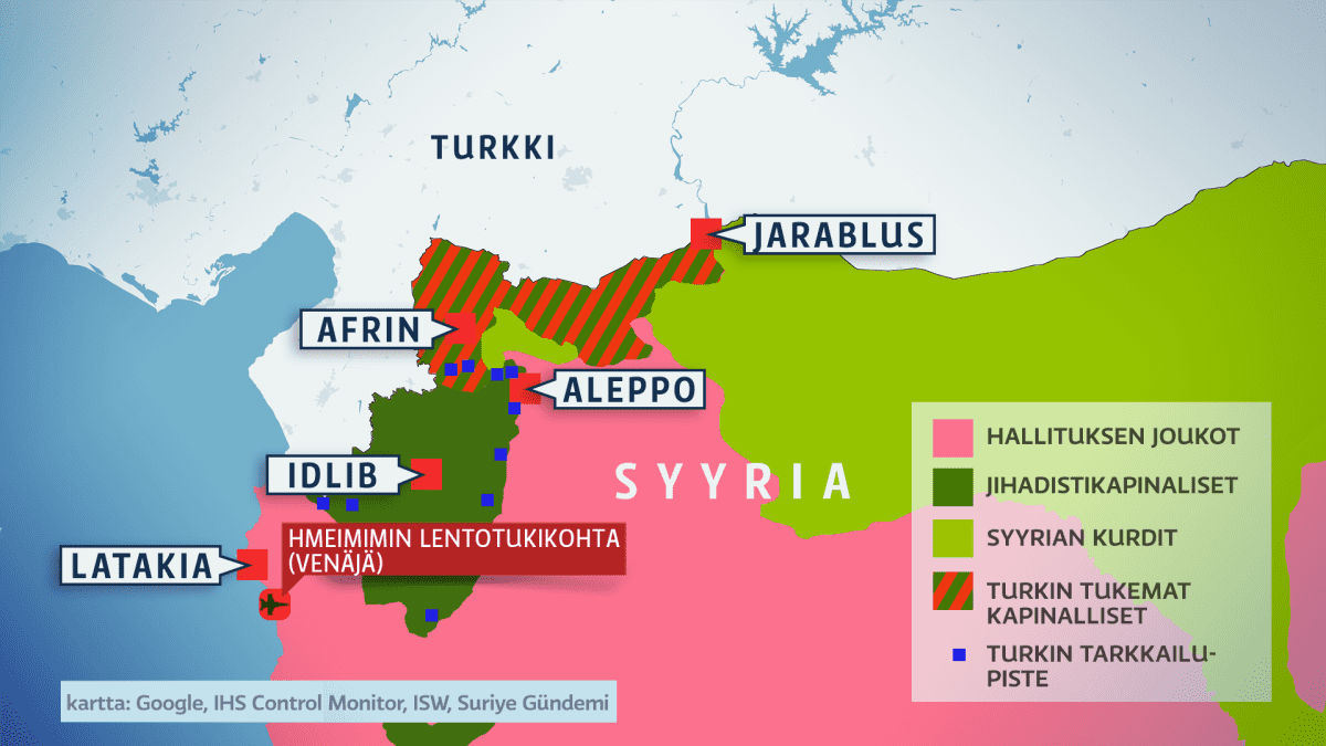 Syyrian kartta