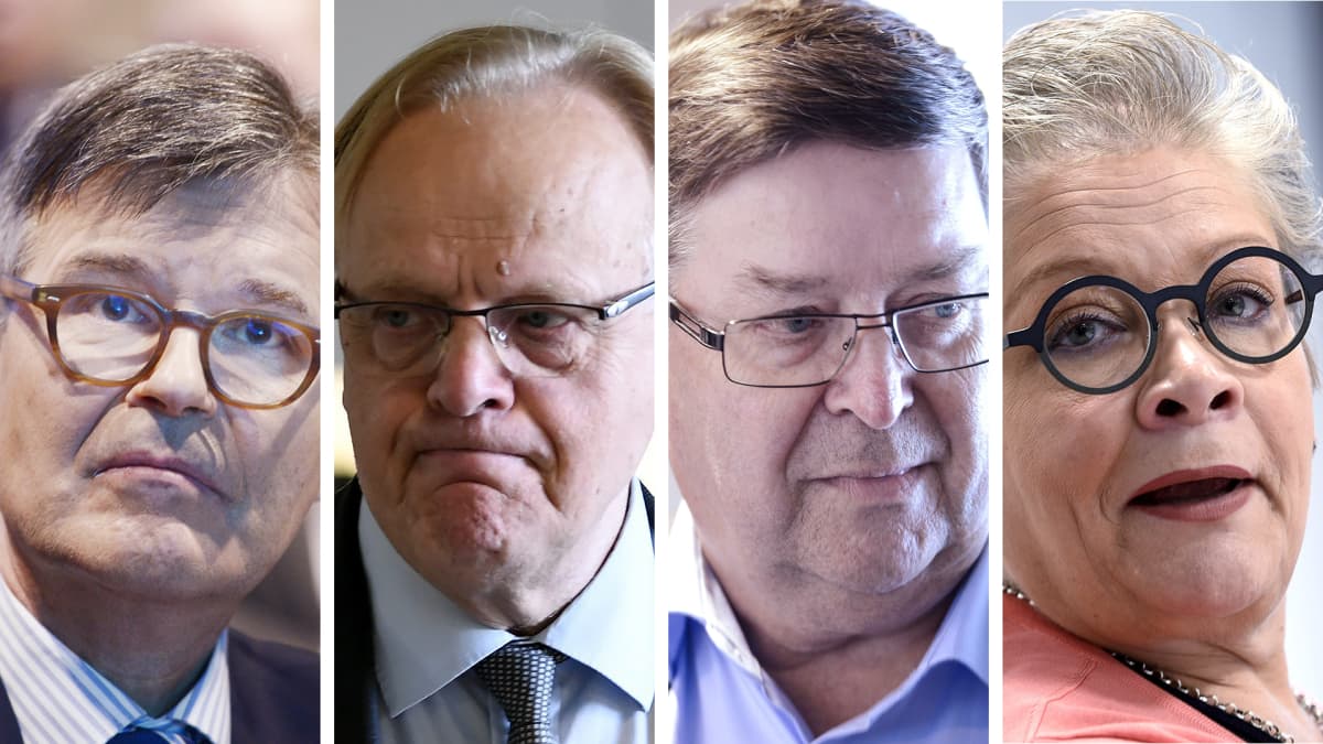 Postilakon selvityshenkilöt Jukka Ahtela, Lauri Ihalainen, Lasse Laatunen, Ann Selin