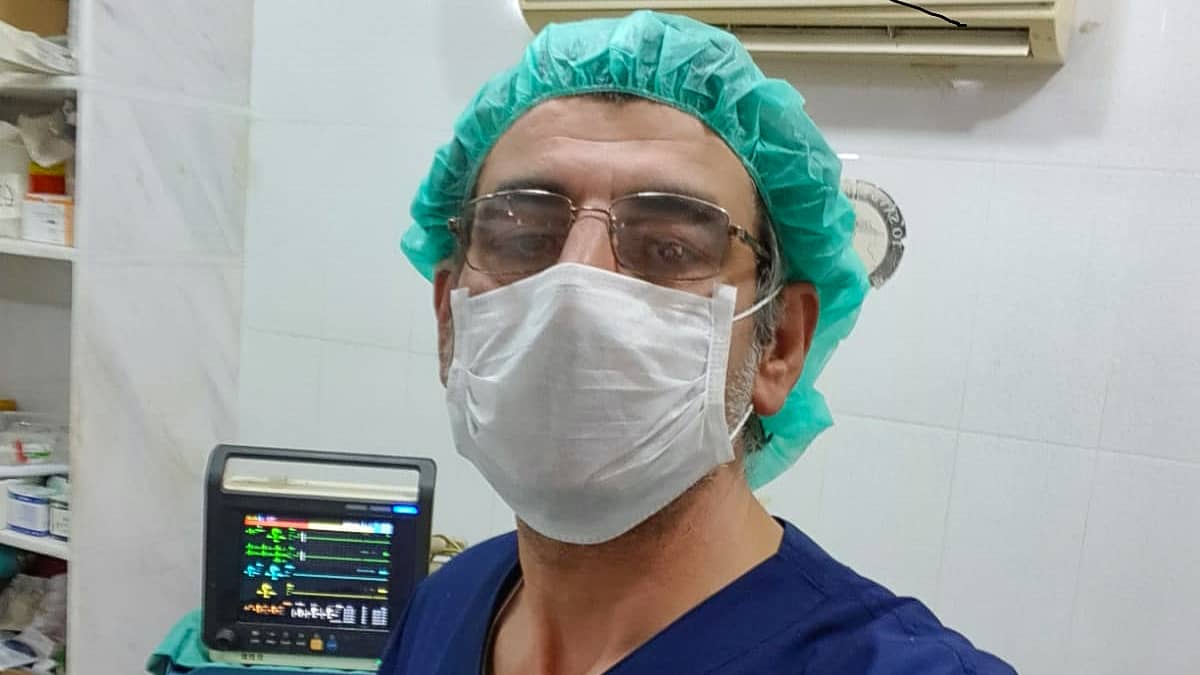 Syyrialainen lääkäri Sameeh Qaddour