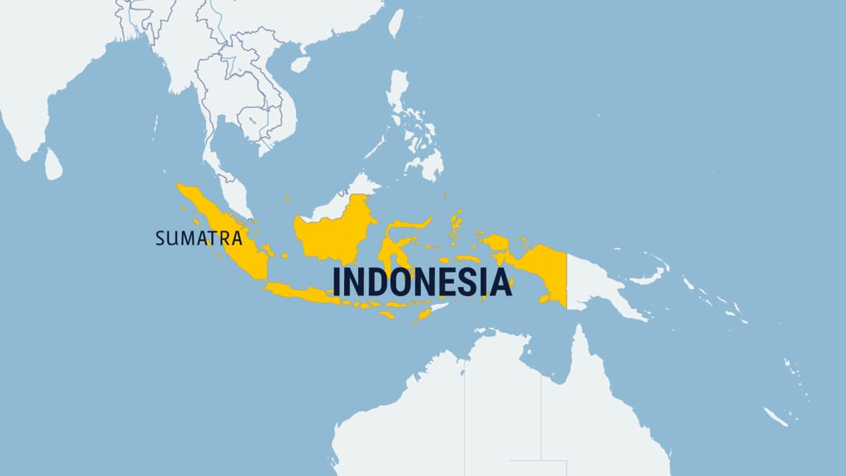 Indonesian kartta