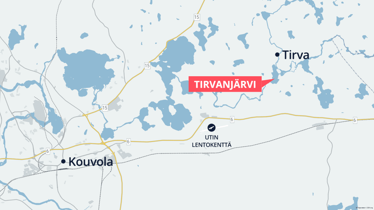 Vesitasolentokone kääntyi ylösalaisin laskeutuessaan Kouvolan  Tirvanjärvellä – sivulliset pelastivat lentäjän