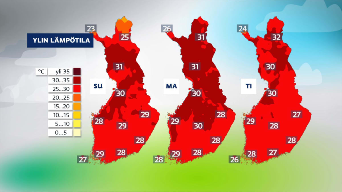 Helle ei hellitä, mutta kosteus lisääntyy – putki on kestänyt jo 17 päivää  | Yle Uutiset