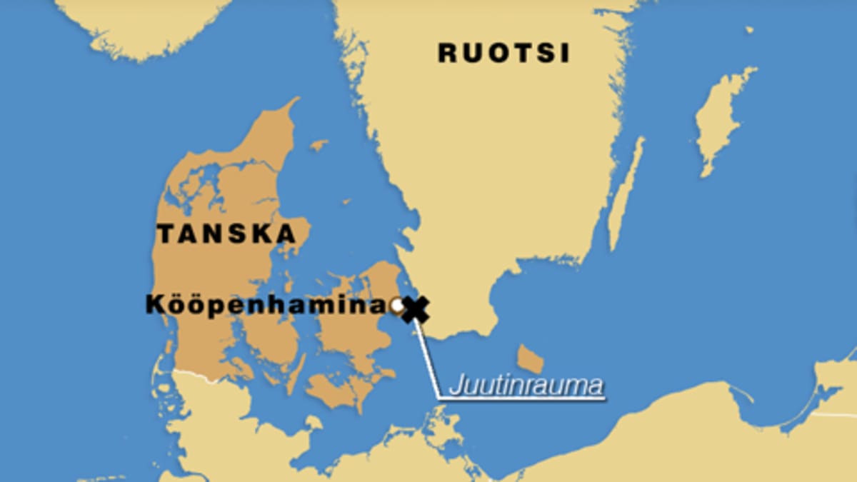 Kartta, Tanska ja Juutinrauma.