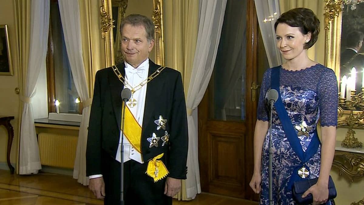 Presidentti Sauli Niinistö ja Jenni Haukio.