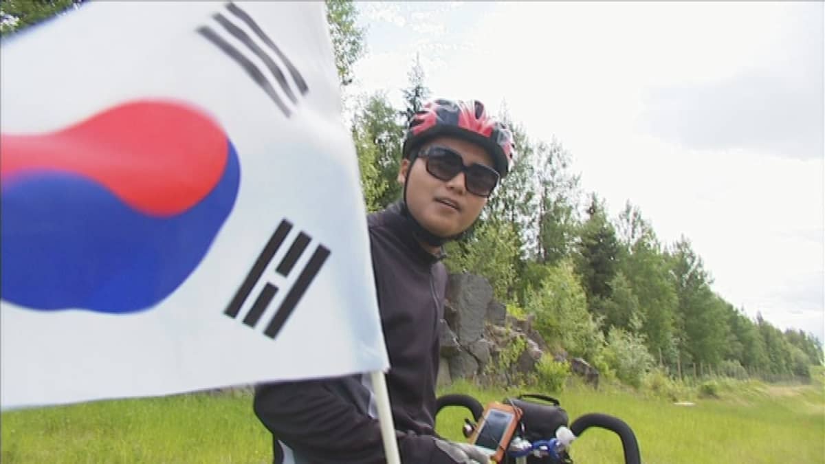 Eteläkorealainen it-nörtti matkalla Nordkappiin.