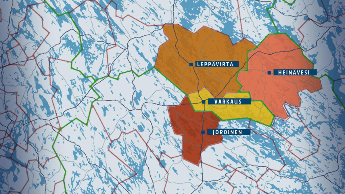 KeskiSavon kuntia esitetään yhdeksi suureksi kunnaksi Yle Uutiset