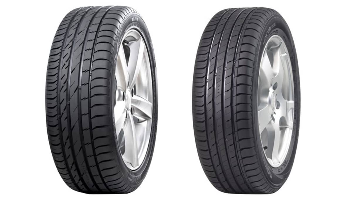 Kaksi Nokian rengasta.